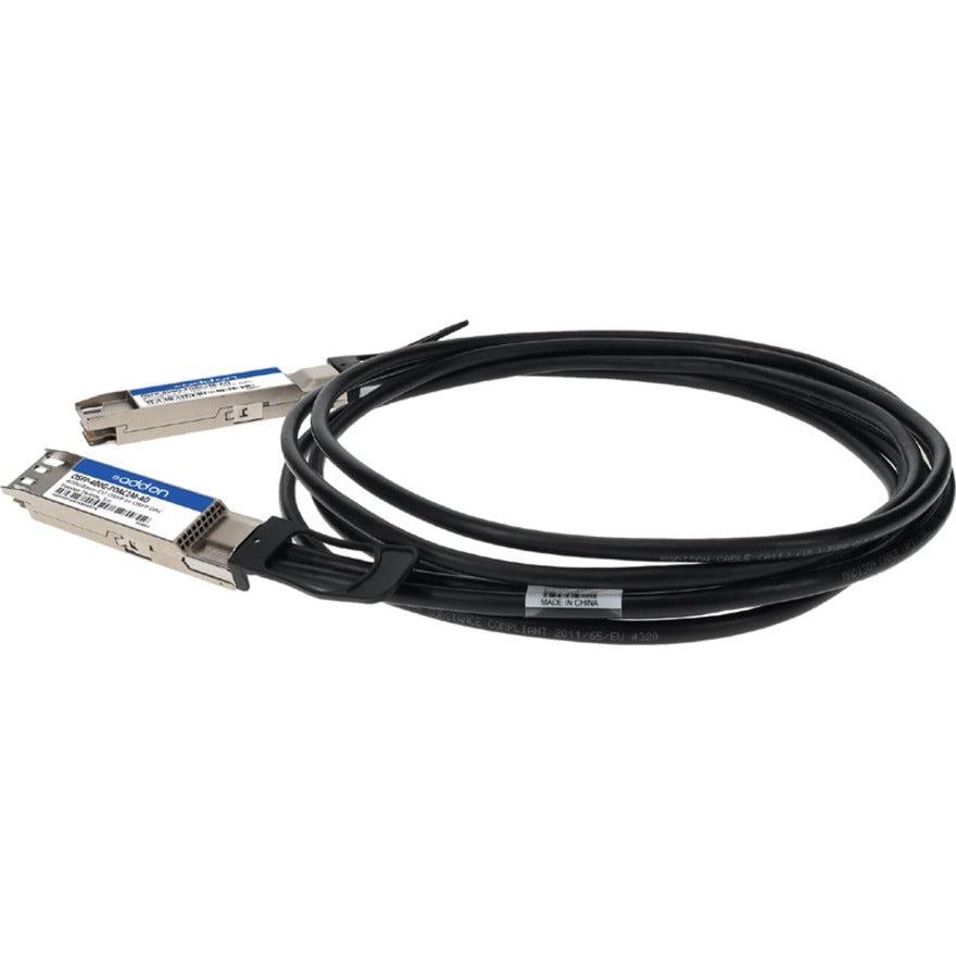 Addon Networks Osfp-400G-Pdac1M-Ao Infiniband Cable 1 M Black