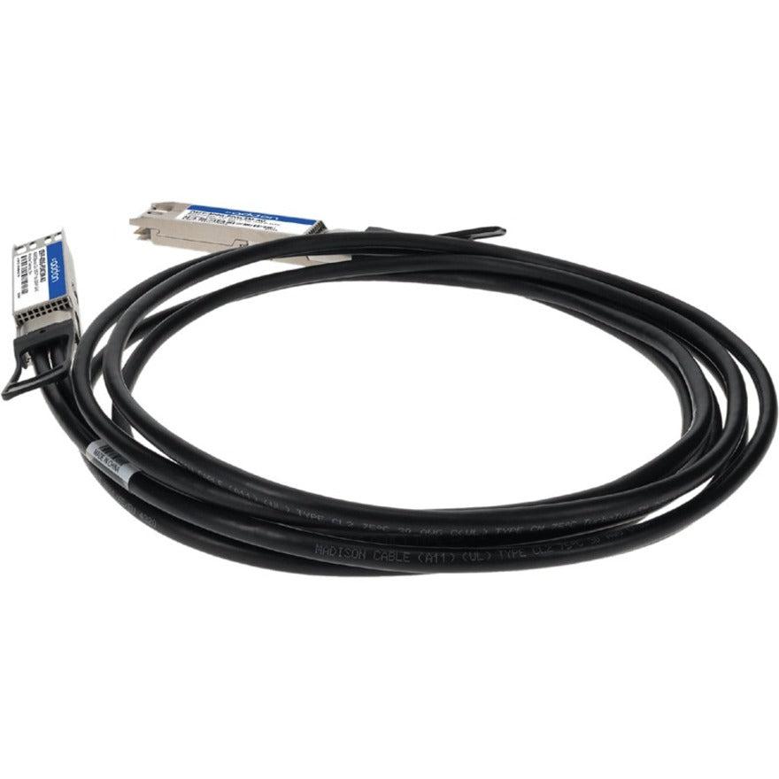 Addon Networks Osfp-400G-Pdac3M-Ao Infiniband Cable 3 M Black, Silver