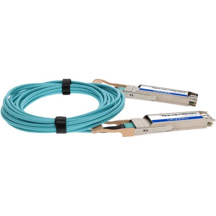 Addon Networks Osfp-400Gb-20M-Ao Infiniband Cable Aqua Colour