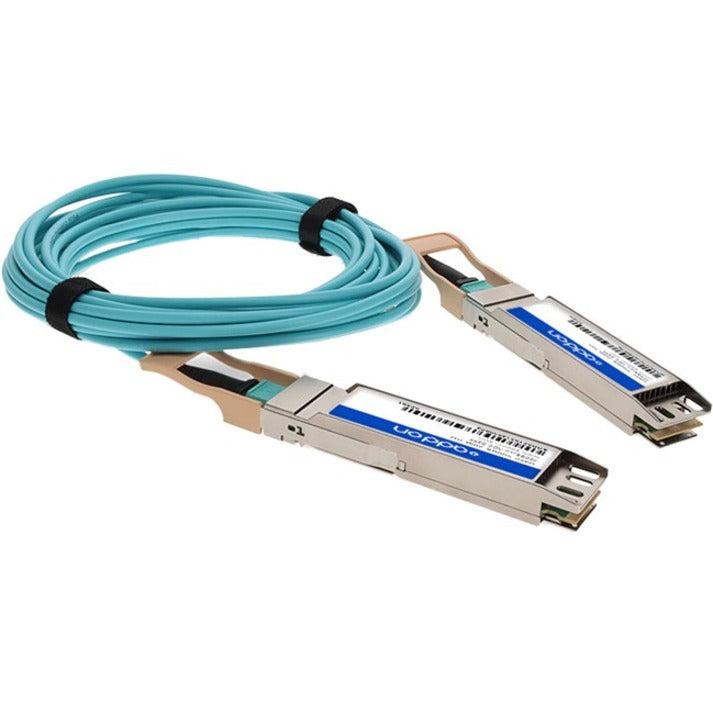 Addon Networks Osfp-400Gb-20M-Ao Infiniband Cable Aqua Colour