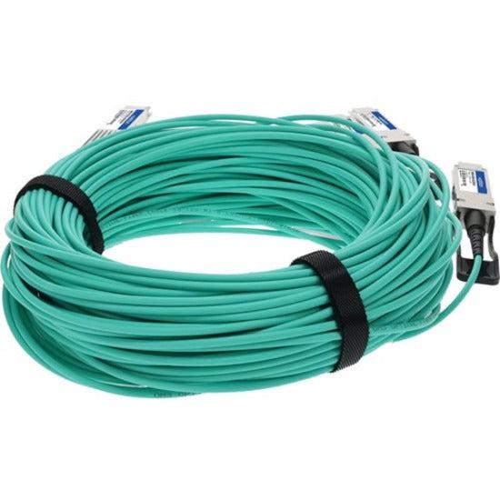 Addon Networks Q400G-4Q56G-Aoc5M-Ao Infiniband Cable 5 M Qsfp-Dd 4X Qsfp56 Turquoise