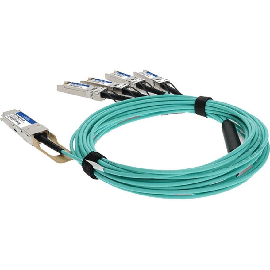 Addon Networks Qsfp-4Sfp25G-Aoc15M-Ao Infiniband Cable 15 M Qsfp28 4X Sfp28 Turquoise
