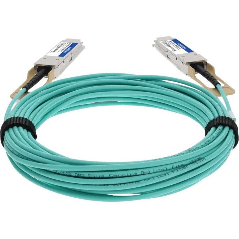 Addon Networks Qsfp-Otu4-Aoc15M-Ao Infiniband Cable 15 M Qsfp28 Turquoise