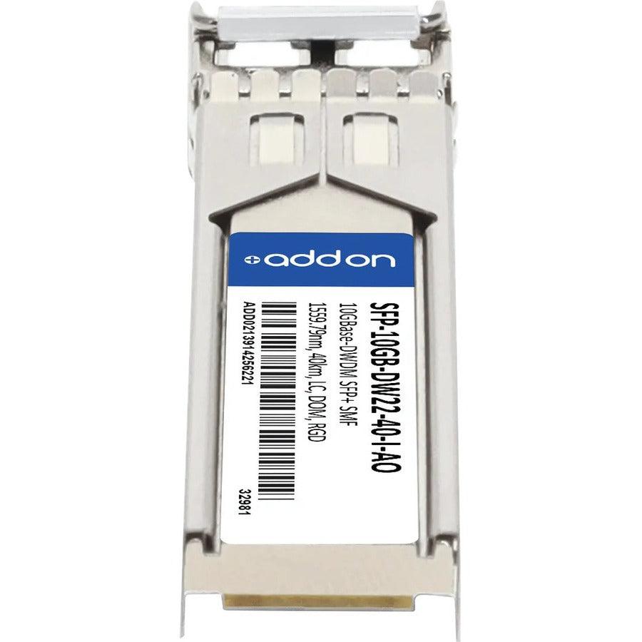 Addon Networks Sfp-10Gb-Dw22-40-I-Ao Network Transceiver Module Fiber Optic 10000 Mbit/S 1559.79 Nm