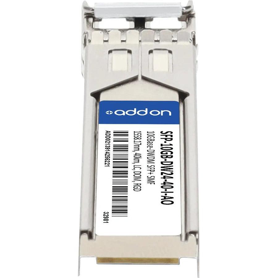 Addon Networks Sfp-10Gb-Dw24-40-I-Ao Network Transceiver Module Fiber Optic 10000 Mbit/S Sfp+ 1558.17 Nm