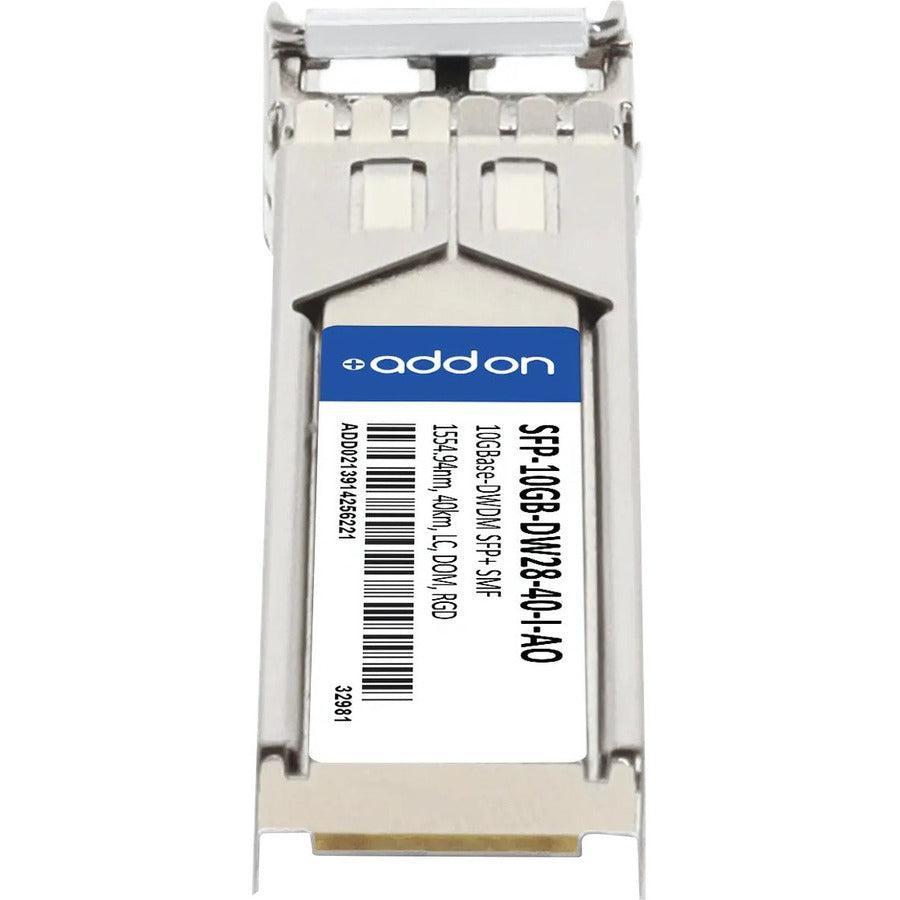 Addon Networks Sfp-10Gb-Dw28-40-I-Ao Network Transceiver Module Fiber Optic 10000 Mbit/S Sfp+ 1554.94 Nm