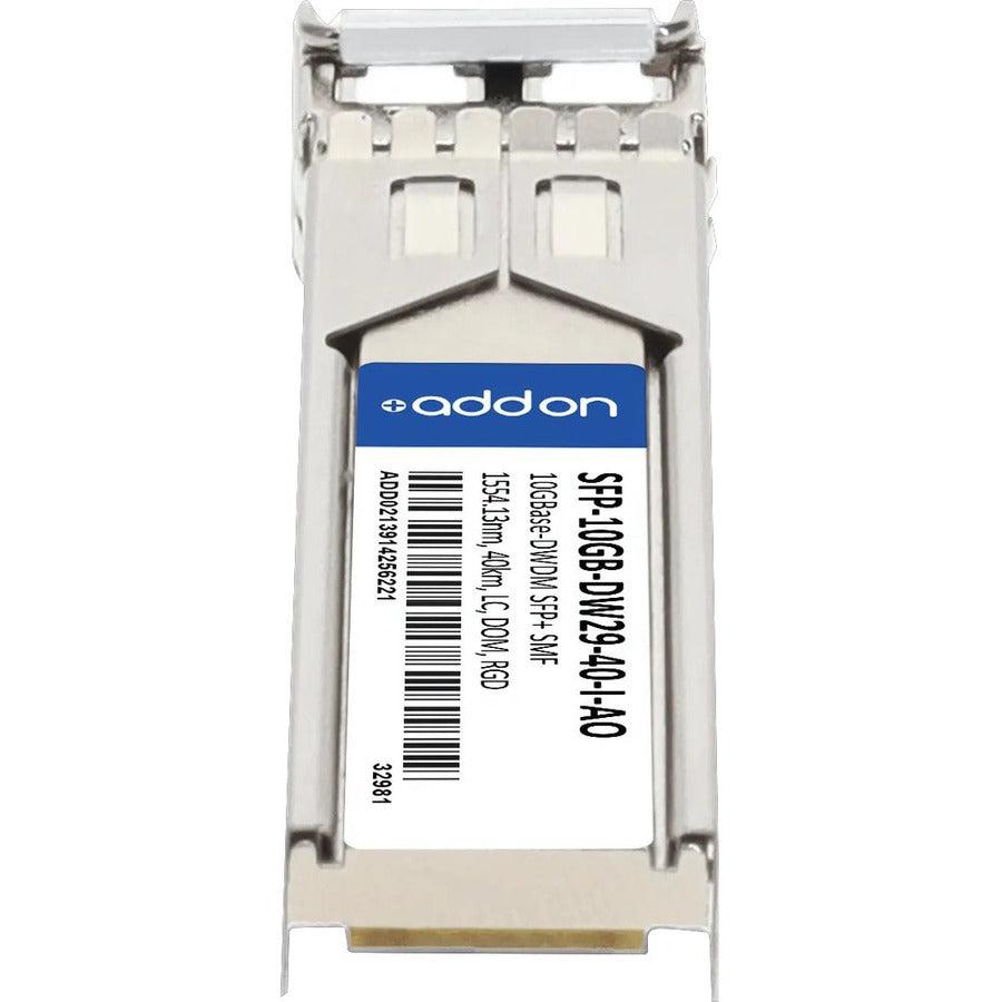 Addon Networks Sfp-10Gb-Dw31-40-I-Ao Network Transceiver Module Fiber Optic 10000 Mbit/S Sfp+ 1552.52 Nm