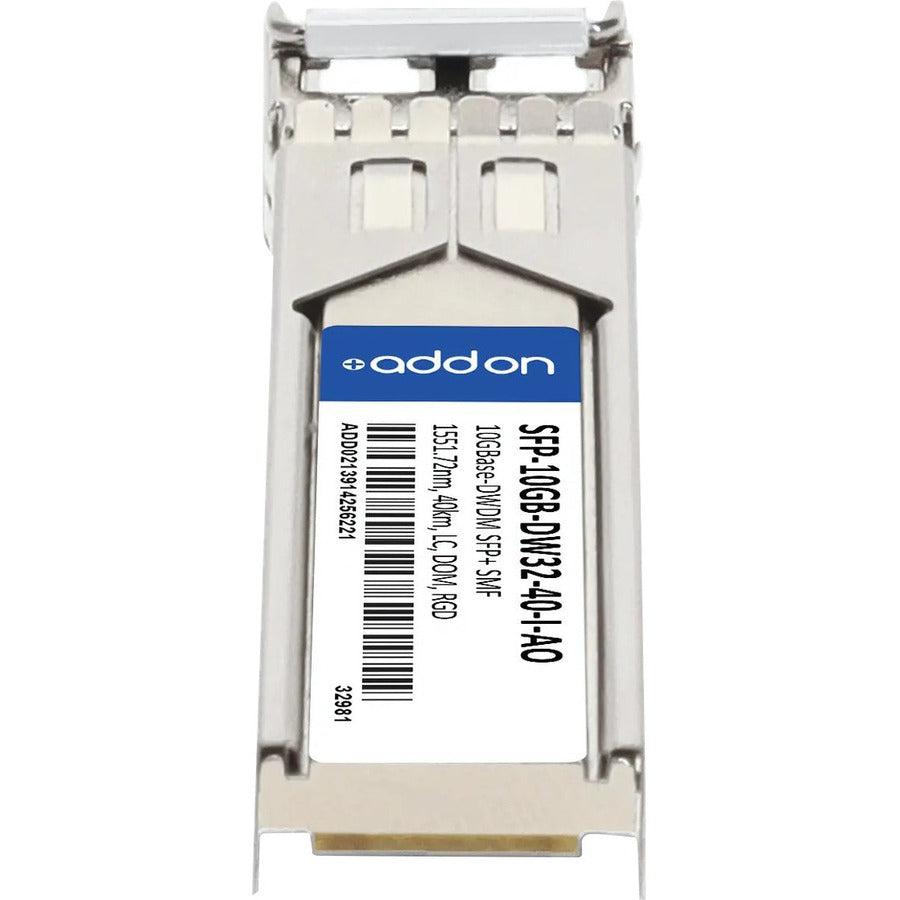 Addon Networks Sfp-10Gb-Dw32-40-I-Ao Network Transceiver Module Fiber Optic 10000 Mbit/S Sfp+ 1551.72 Nm