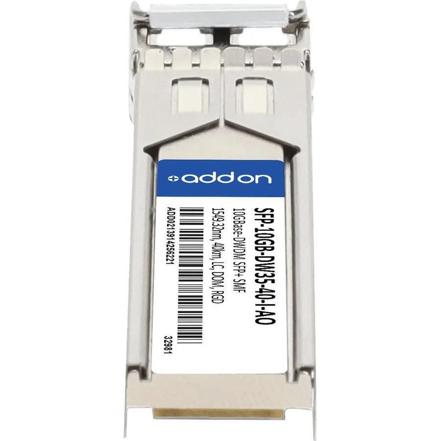 Addon Networks Sfp-10Gb-Dw35-40-I-Ao Network Transceiver Module Fiber Optic 10000 Mbit/S Sfp+ 1549.32 Nm