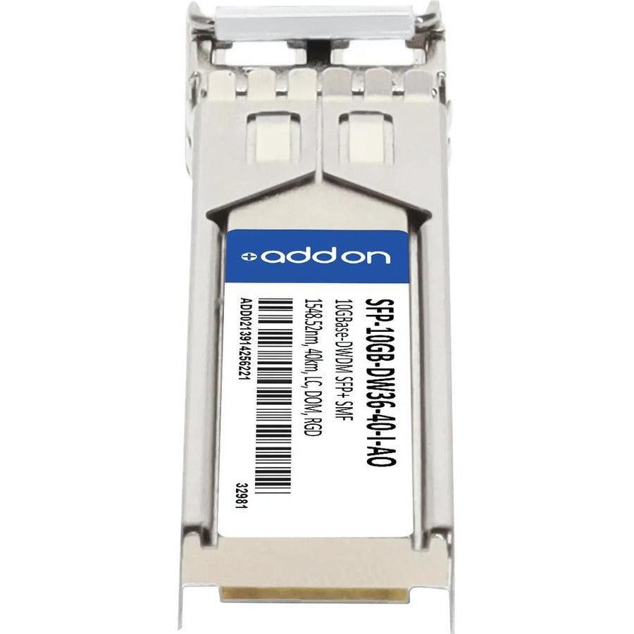 Addon Networks Sfp-10Gb-Dw36-40-I-Ao Network Transceiver Module Fiber Optic 10000 Mbit/S Sfp+ 1548.52 Nm