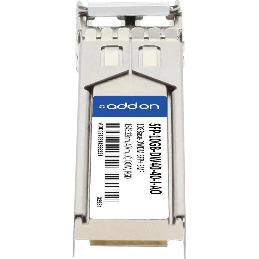 Addon Networks Sfp-10Gb-Dw40-40-I-Ao Network Transceiver Module Fiber Optic 10000 Mbit/S Sfp+ 1545.32 Nm