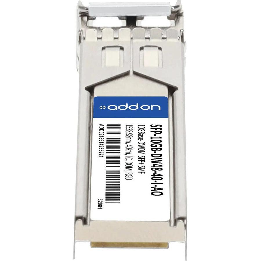 Addon Networks Sfp-10Gb-Dw48-40-I-Ao Network Transceiver Module Fiber Optic 10000 Mbit/S Sfp+ 1538.98 Nm