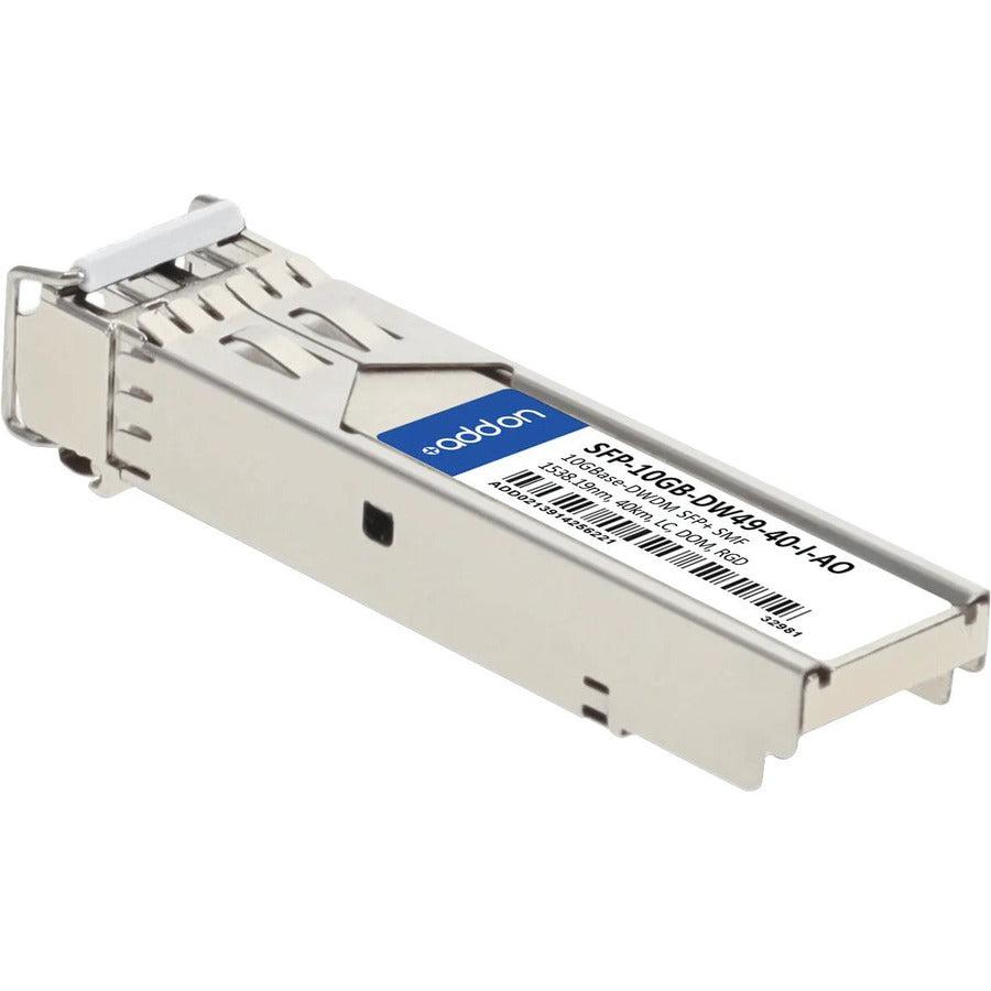 Addon Networks Sfp-10Gb-Dw49-40-I-Ao Network Transceiver Module Fiber Optic 10000 Mbit/S Sfp+ 1538.19 Nm