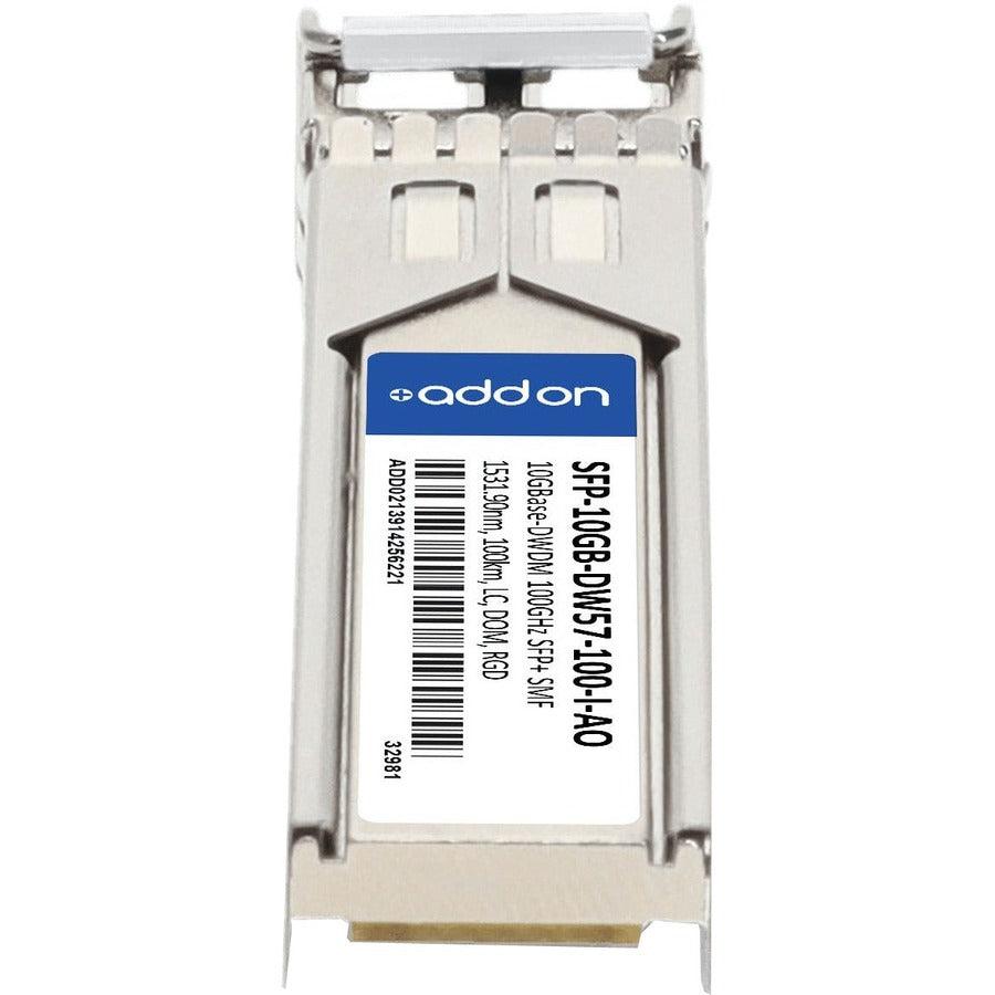 Addon Networks Sfp-10Gb-Dw57-100-I-Ao Network Transceiver Module Fiber Optic 10000 Mbit/S Sfp+ 1531.9 Nm