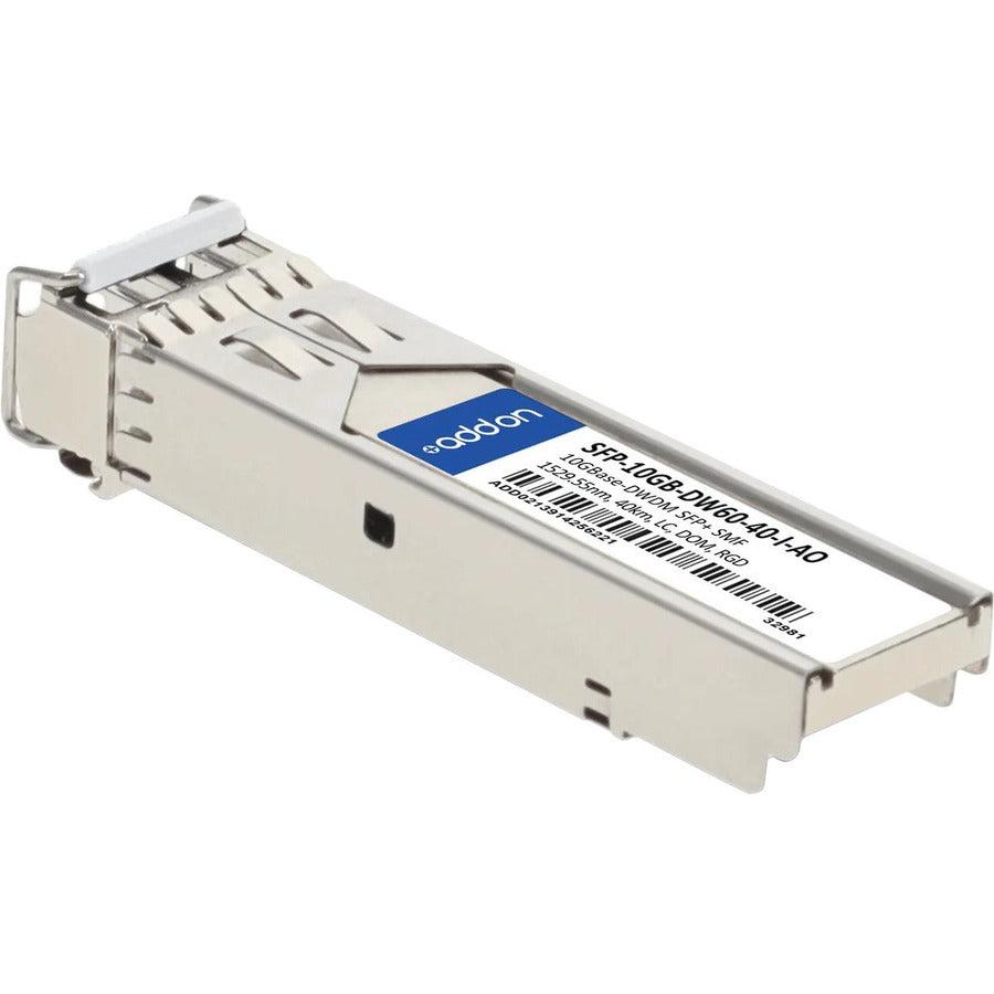 Addon Networks Sfp-10Gb-Dw60-40-I-Ao Network Transceiver Module Fiber Optic 10000 Mbit/S Sfp+ 1529.55 Nm