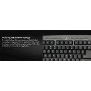 Adesso Akb-430Ug Win-Touch Pro Desktop Keyboard With Glidepoint Touchpad