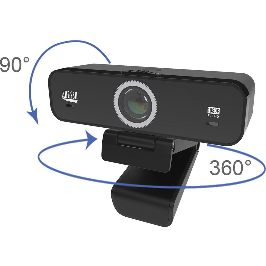 Adesso CyberTrack K1 Webcam - 2.1 Megapixel - 30 fps - USB 2.0