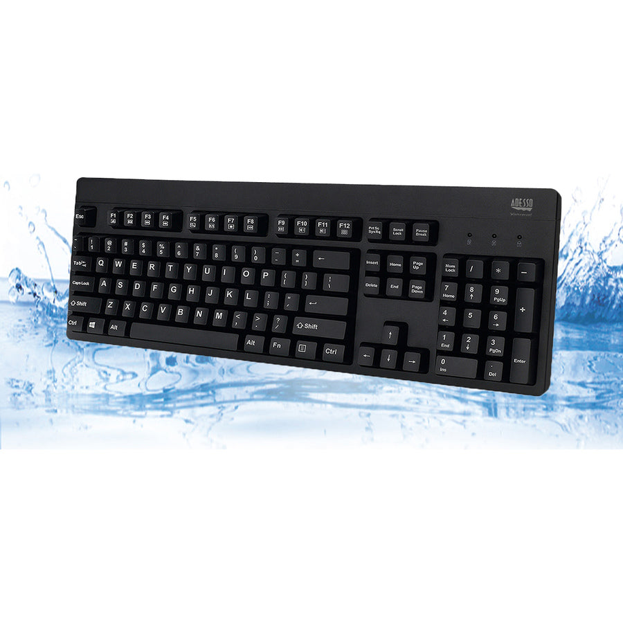 Adesso EasyTouch 630UB - Antimicrobial Waterproof Keyboard AKB-630UB