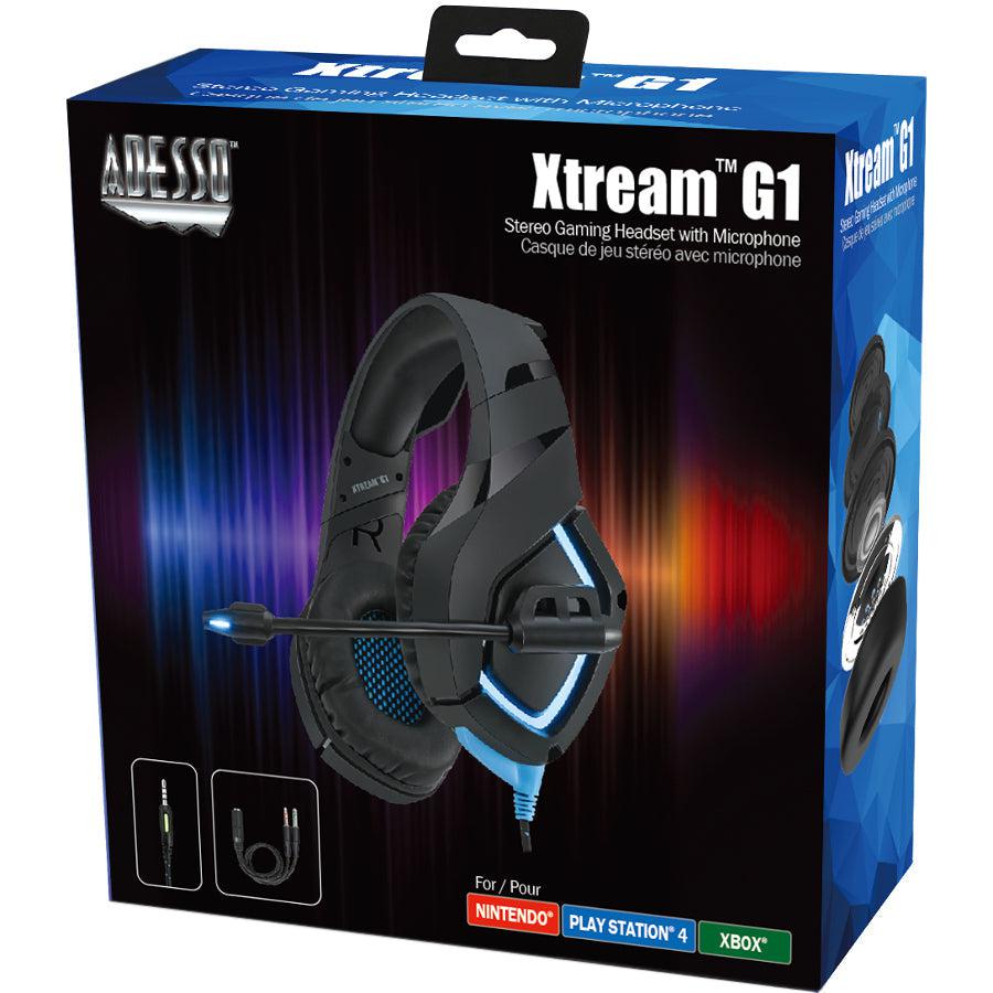 Adesso Stereo Gaming Headset with Microphone XTREAM G1