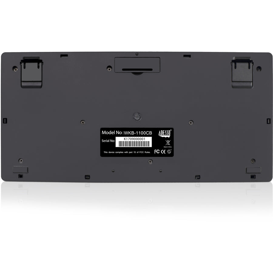 Adesso WKB-1100CB - Wireless Spill Resistant Mini Keyboard &amp; Mouse Combo