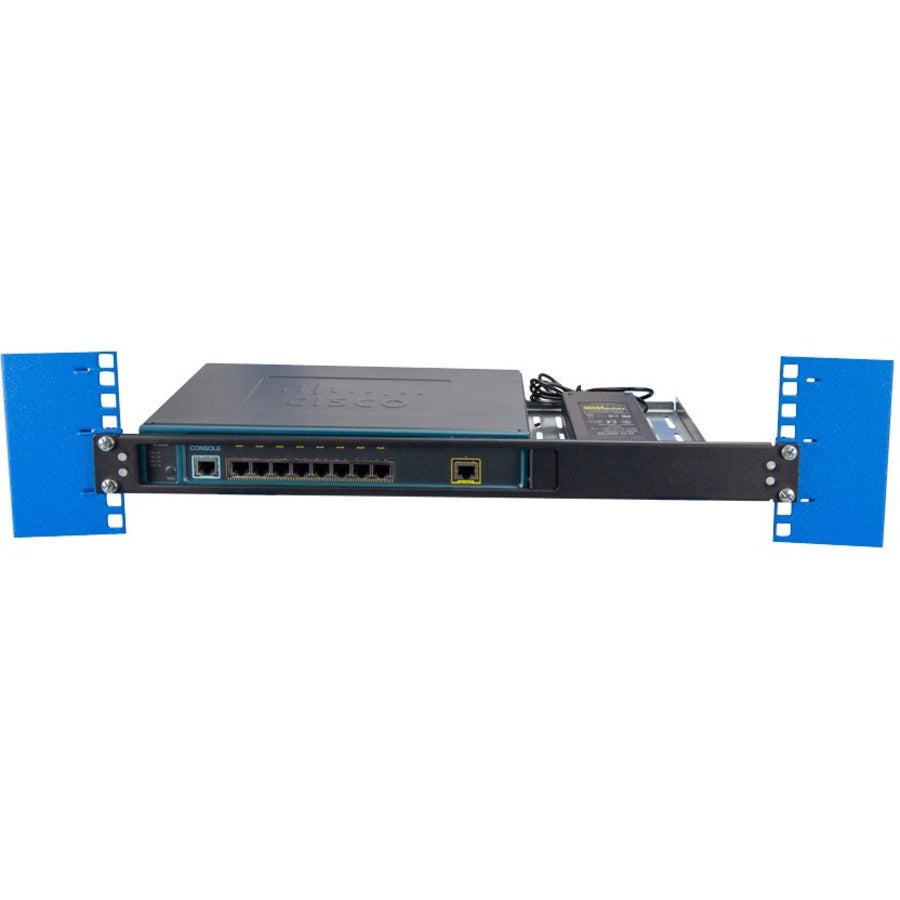 Adjustable Switch Shelf 2-Post Rack 1U - Cantilever Power Brick Tray | TecISoft 108-6899