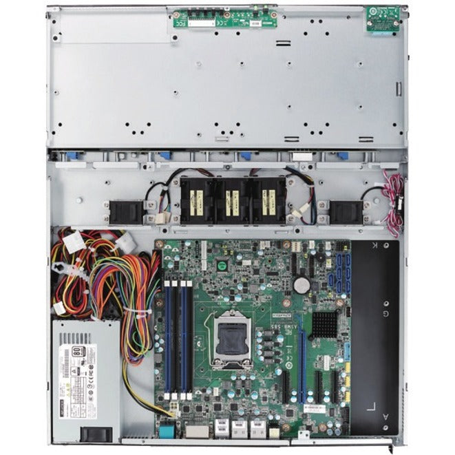 Advantech 1U Storage Chassis for MicroATX/ATX Serverboard with 4 Hot-swap Drive Bays HPC-8104SA-50A1E