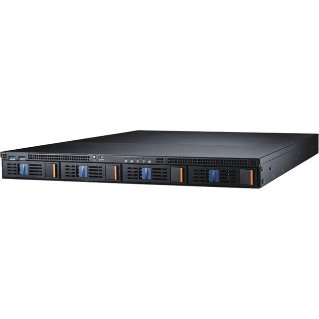 Advantech 1U Storage Chassis for MicroATX/ATX Serverboard with 4 Hot-swap Drive Bays HPC-8104SA-50A1E