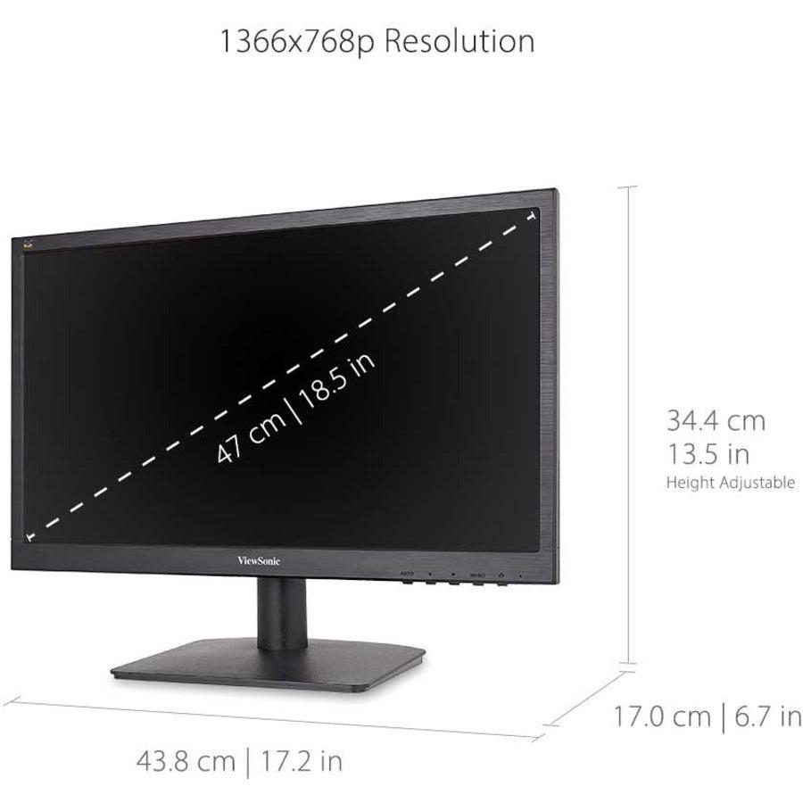 Affordable Computer Monitors - ViewSonic VA1903h 19" LCD Monitor | TechSoft
