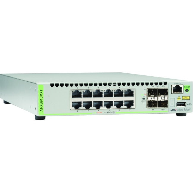 Allied Telesis XS916MXT - 10 Gigabit Layer 3 Stackable Switch | TechSoft AT-XS916MXT-10