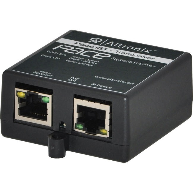 Altronix Ip And Poe+ Over Extended Distance Cat5E Hardened Mini Transceiver