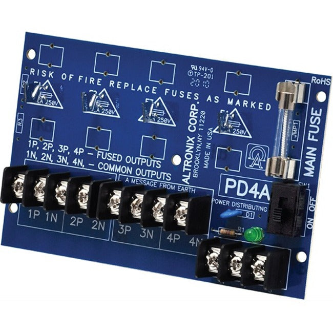 Altronix Pd4Cb Power Distribution Module