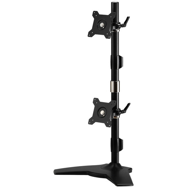 Amer Mounts Stand Based Vertical Dual Monitor Mount for two 15-24" LCD/LED Flat Panels" AMR2SV