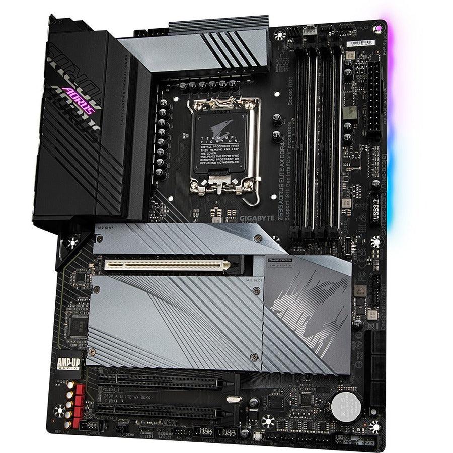 Aorus Z690 AORUS ELITE AX DDR4 Gaming Desktop Motherboard - Intel Z690 Chipset - Socket LGA-1700 - Intel Optane Memory Ready - ATX Z690 A ELITE AX DDR4