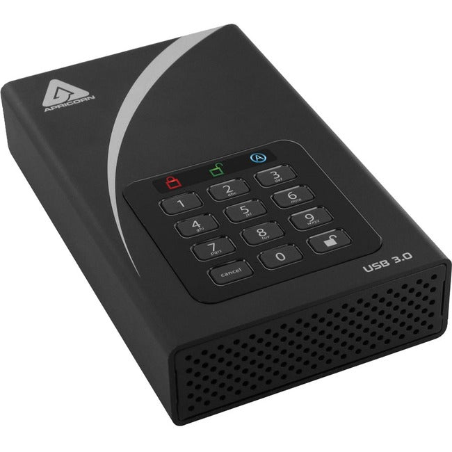 Apricorn Aegis Padlock DT ADT-3PL256-8000 8 TB Desktop Hard Drive - 3.5 External"