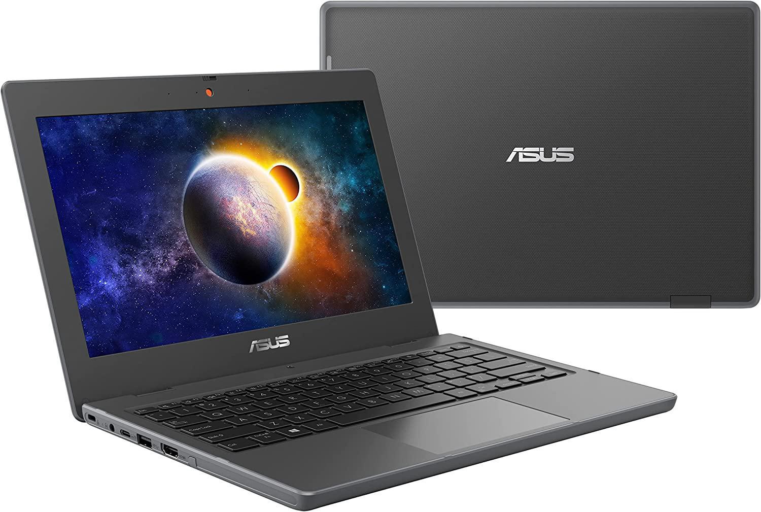 Asus BR1100C BR1100CKA-XS04 11.6 Rugged Notebook - HD - Intel Celeron N4500 - 4 GB - 128 GB Flash Memory - Dark Gray"