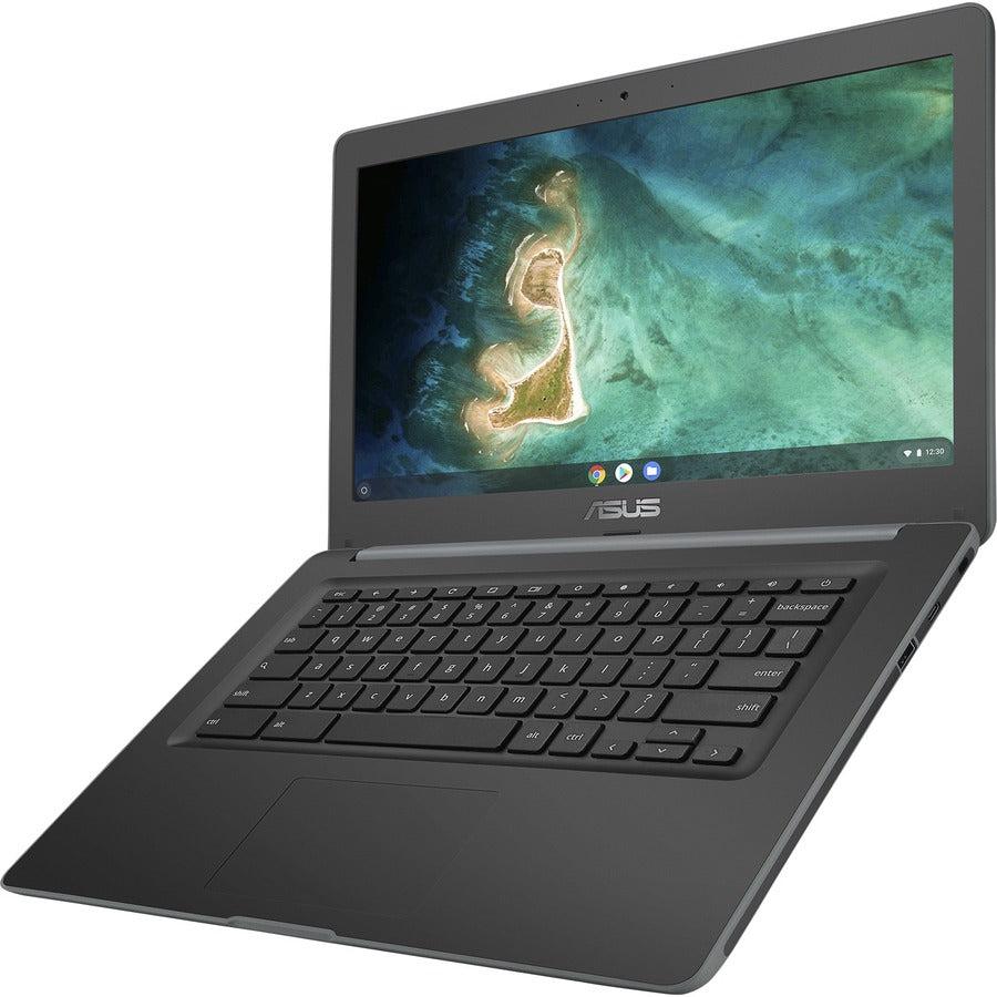 Asus Chromebook C403Na-Yz02 14.0 Inch Intel Celeron N3350 1.1Ghz/ 4Gb Lpddr4/ 32Gb Emmc/ Usb3.1/ Chrome Os Notebook (Dark Grey)