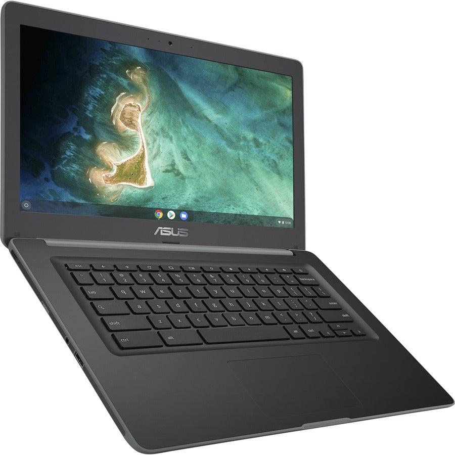 Asus Chromebook C403Na-Yz02 14.0 Inch Intel Celeron N3350 1.1Ghz/ 4Gb Lpddr4/ 32Gb Emmc/ Usb3.1/ Chrome Os Notebook (Dark Grey)