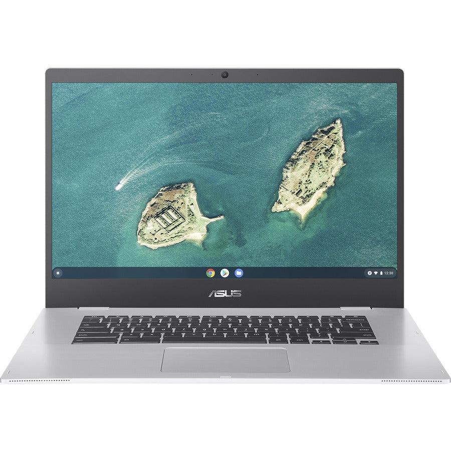 Asus Chromebook CX1500 CX1500CKA-DH44F 15.6 Chromebook - Full HD - Intel Celeron N4500 - 4 GB - 64 GB Flash Memory - Transparent Silver"