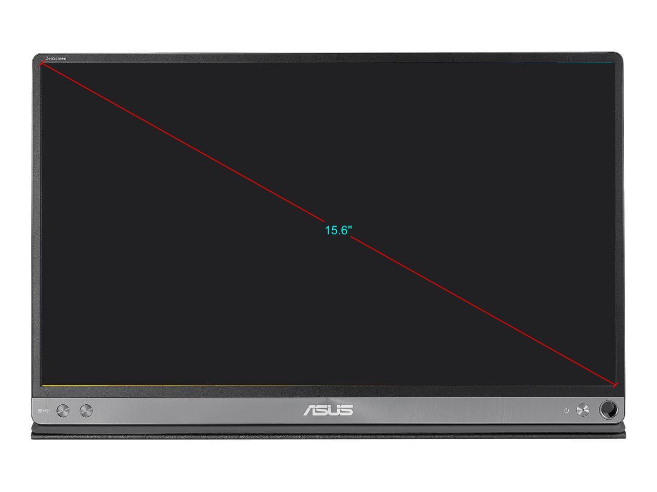 Asus Mb16Ac 15.6 Inch 800:1 5Ms Full Hd Ips Usb Type-C Portable Eye Care Monitor (Silver+Black)