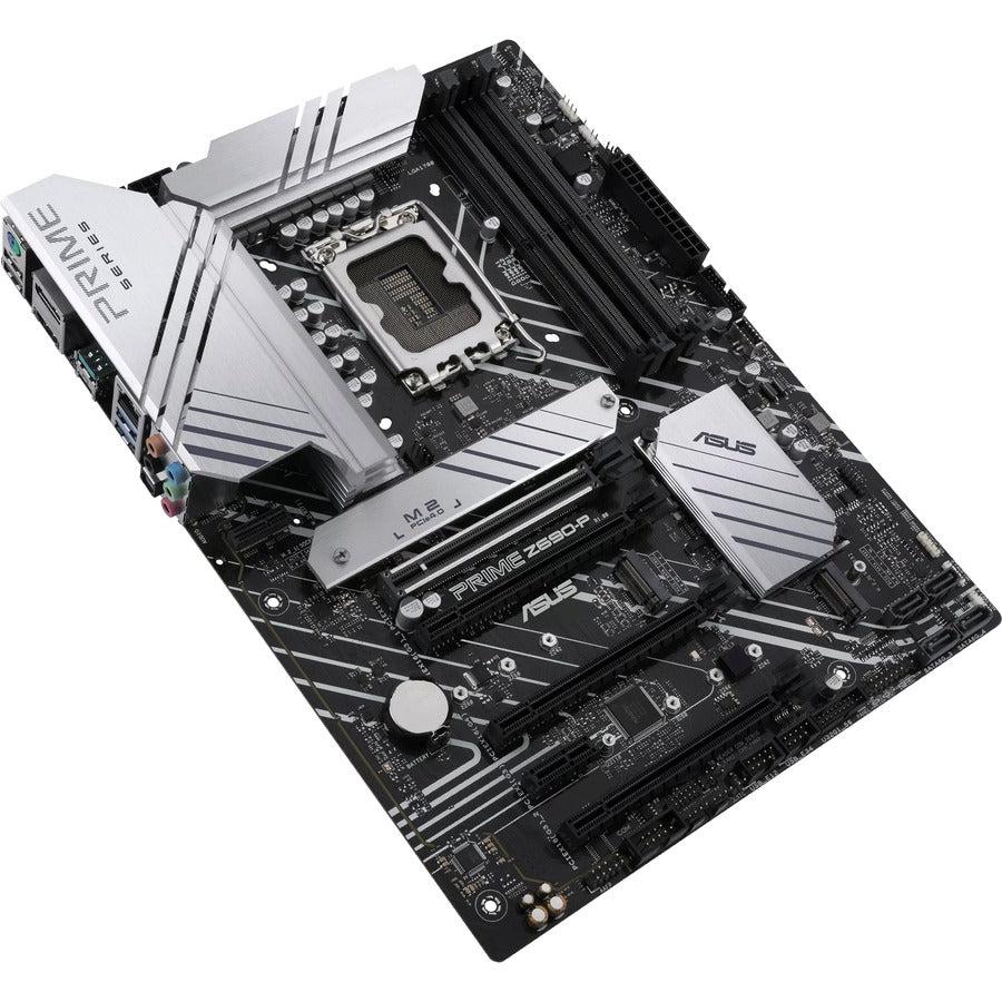 Asus Prime Z690-P Desktop Motherboard - Intel Z690 Chipset - Socket LGA-1700 - Intel Optane Memory Ready - ATX
