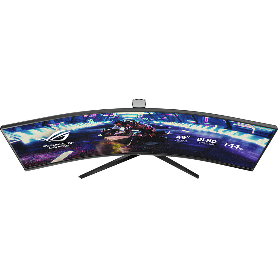 Asus ROG Strix XG49VQ 49 Class Double Full HD (DFHD) Curved Screen Gaming LCD Monitor - 32:9 - Black"
