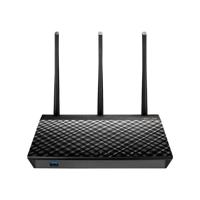 Asus Rt-Ac66U B1 Dual-Band 3X3 Ac1750 Wifi 4-Port Gigabit Router