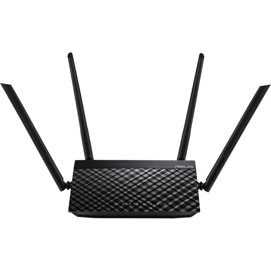 Asus Rt-Ac1200_V2 Dual-Band Wi-Fi Router With Four Antennas And Parental Control