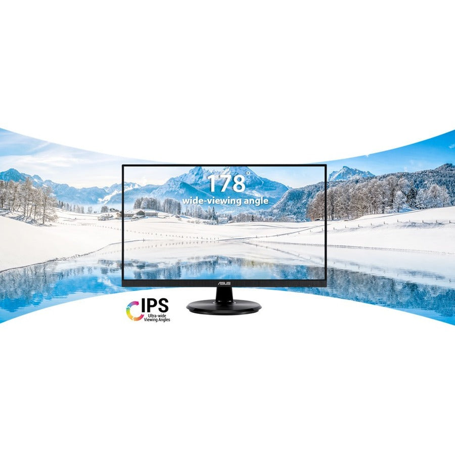 Asus VA24DQ 24 Class Full HD LCD Monitor - 16:9 - Black"