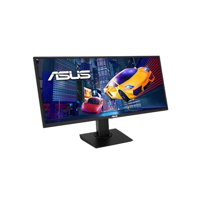 Asus Vp348Qgl 34.0 Inch Ultra-Wide Freesync Hdr Gaming 3,000:1 4Ms Hdmi/Displayport Led Lcd Monitor, W/ Speakers (Black)