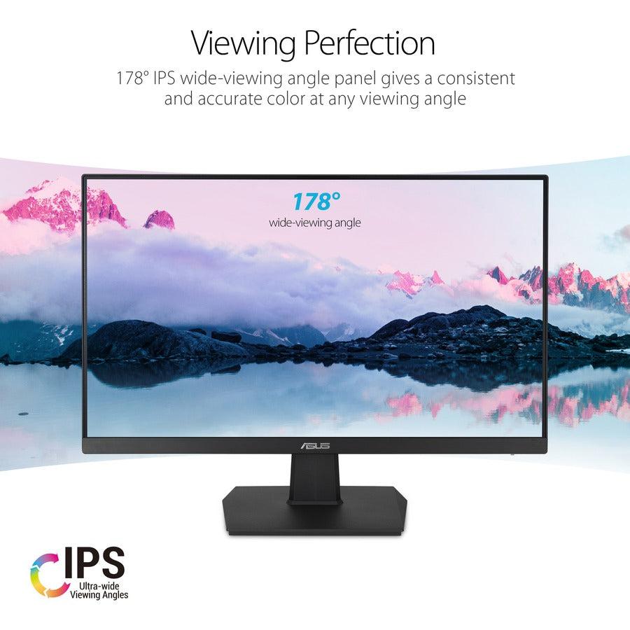 Asus Va27Ehe 27 Inch Wide Screen 5 Ms 100,000,000:1 Hdmi/D-Sub Ips Lcd Monitor(Black)