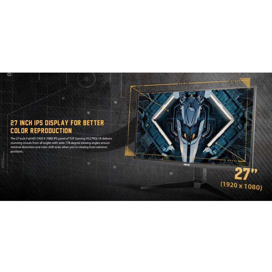 Asus Vg279Ql1A 27 Inch Ips 1Ms Mprt 1,000:1 2Hdmi/Displayport Non-Glare Led Monitor W/ Speakers