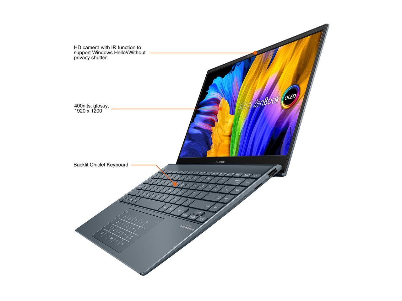 Asus Zenbook 13 Ux325Ea-Ds51 13.3 Inch Intel Core I5-1135G7 2.4Ghz/ 8Gb Lpddr4X/ 256Gb Pcie Ssd +