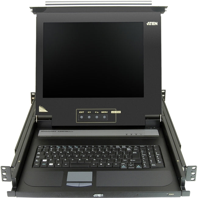 Aten 17" Single-Rail Lcd Integrated Console-Taa Compliant