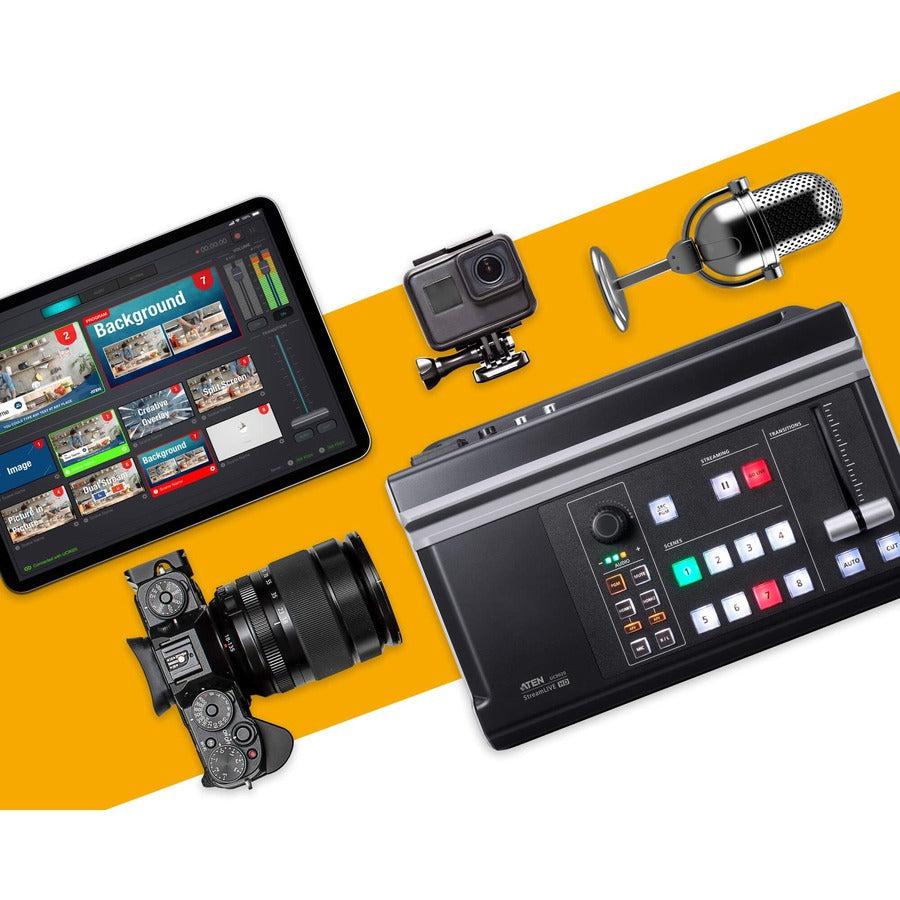 ATEN StreamLive HD All-in-one Multi-channel AV Mixer UC9020